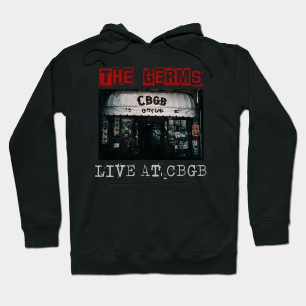 the germs live at cbgb Hoodie by kusuka ulis